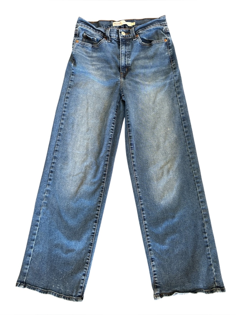 Signature Levi’s Heritage Original Wide Leg High Waist Blue‎ Jeans Size 2